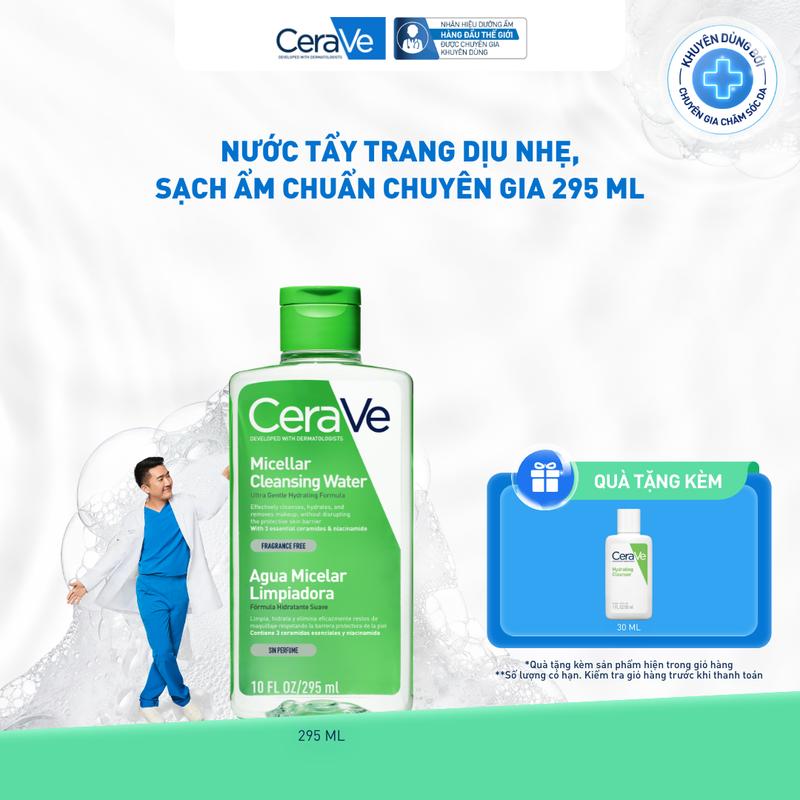 Nước tẩy trang dưỡng ẩm Micellar Cleansing Water 295ml
