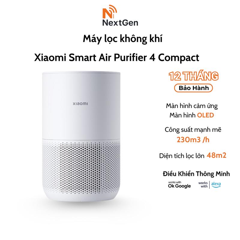 Máy Lọc Không Khí Xiaomi Mi Air Purifier 4 Compact - Chính Hãng - Bảo Hành 12…