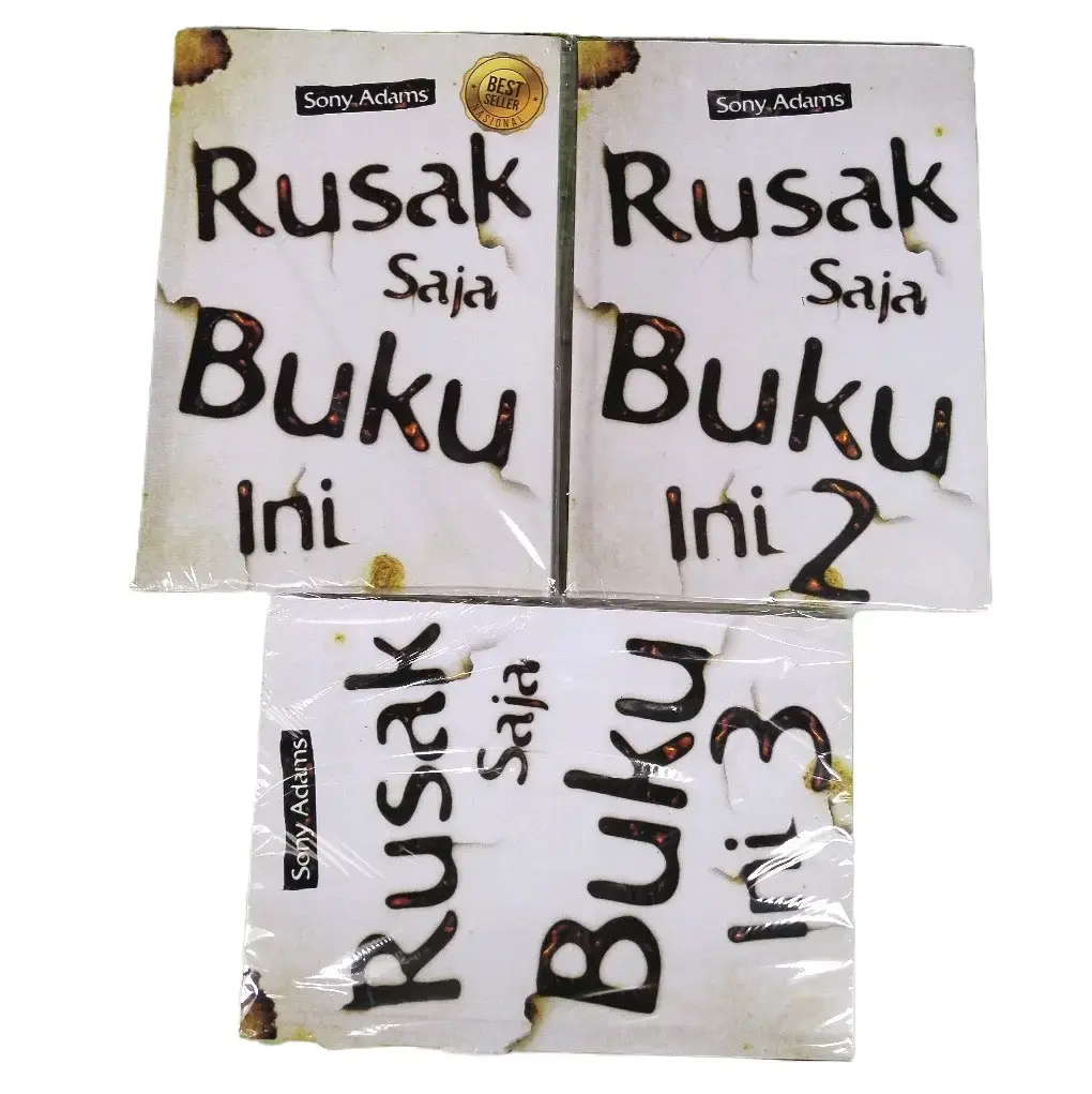 BUKU MOTIVASI RUSAK SAJA BUKU INI 1 2 3 : SONY ADAMS Soft Cover
