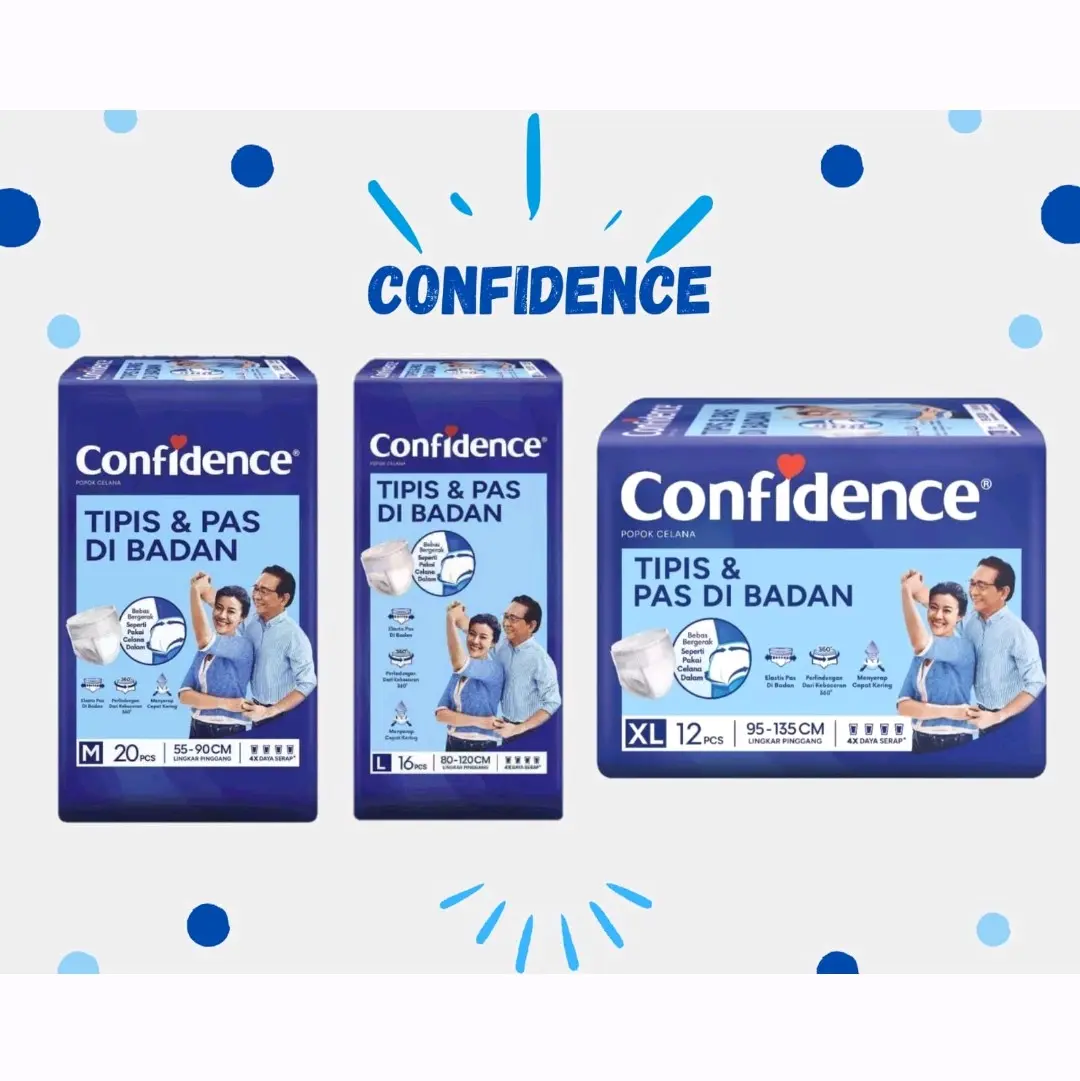 Confidence premium pants M20 kemasan baru
