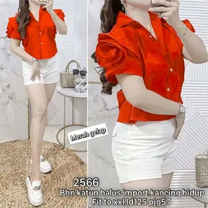 kemeja tangan bunga 2506 - 2566