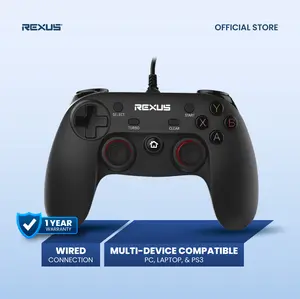 Rexus GX1 - Pro Gaming Gamepad - Desain Trendi dan Stylish