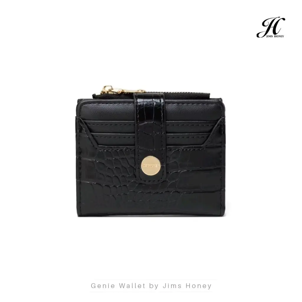 JIMS HONEY GENIE WALLET Best Seller Dompet Lipat Kecil Pendek Wanita Dompet Kulit Kartu Uang Cewek