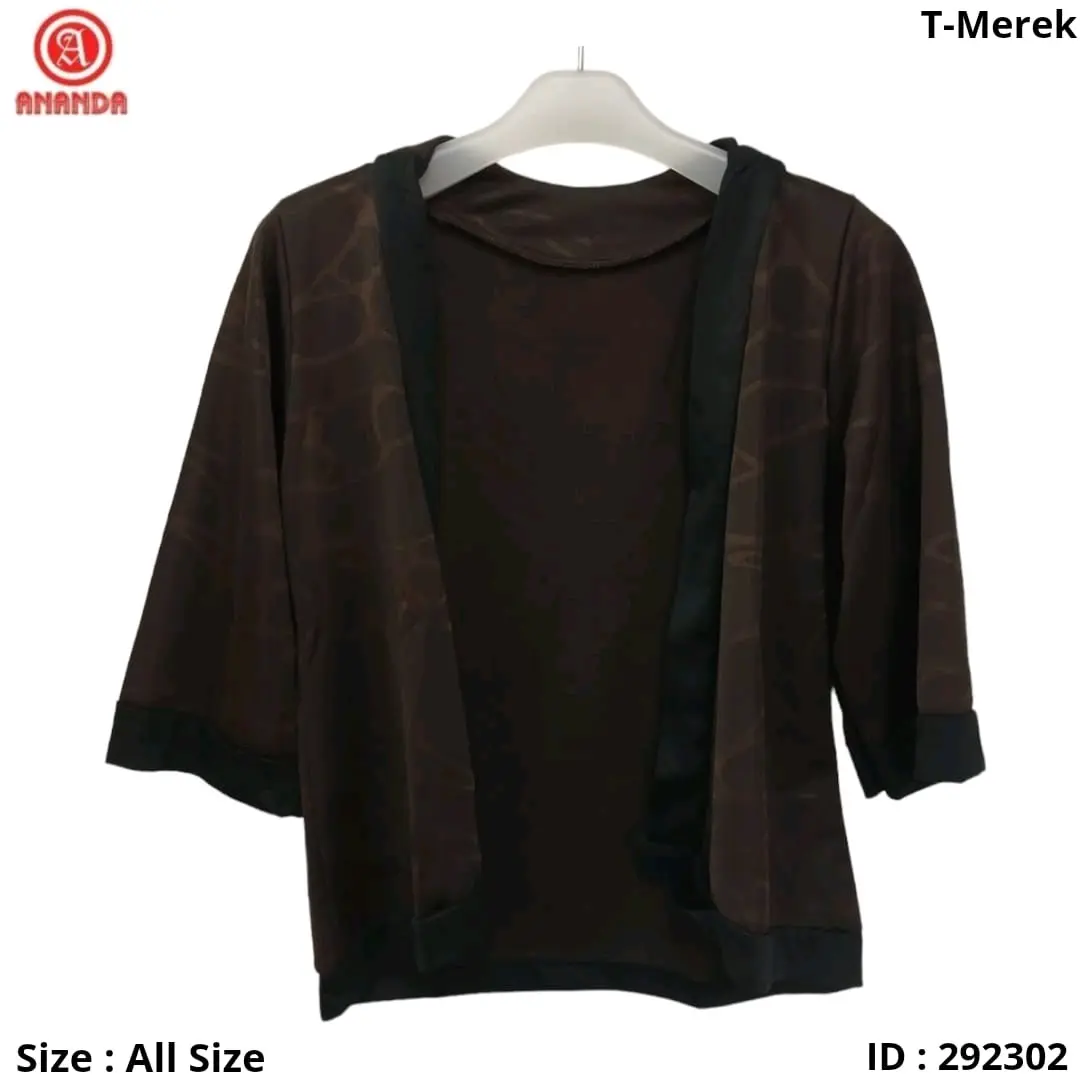 cardigan lengan 3/4 wanita dewasa tanpa merk all varian. all size