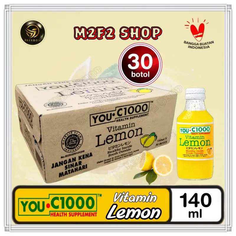 Product Introduction of YOU C1000 | C 1000 Vitamin Lemon Botol Beling - 140 ml (Kemasan Karton) 0