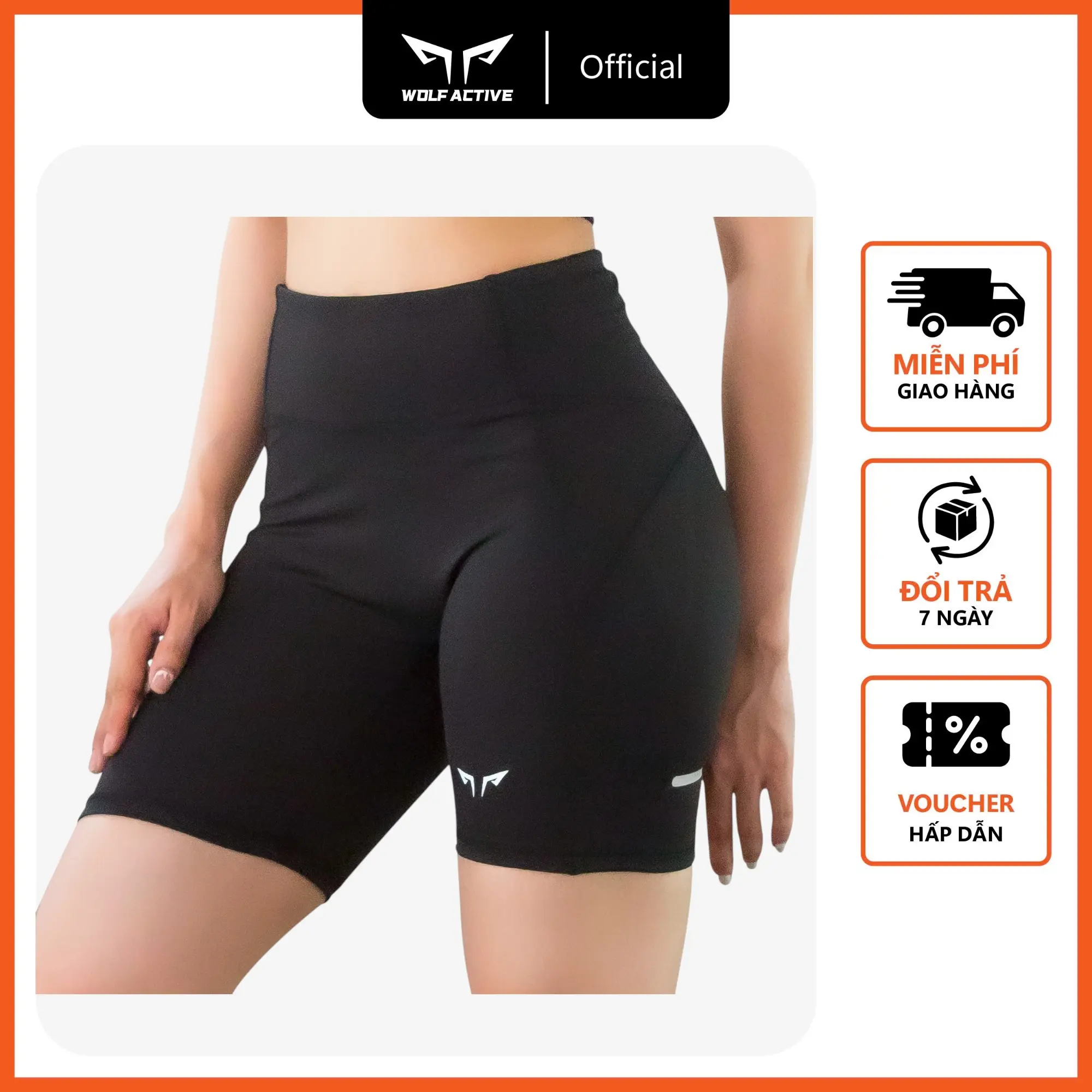 Quần Thể Thao Nữ Wolf Active Swift Run 80, Chất Vải Mềm Mịn, Nhẹ Nhanh Khô, Quần Tập Gym Chạy Bộ Cạp Cao Tôn Dáng