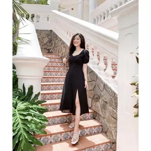 Basic id fashion Dres modis LD 86CM PJG 110 CM UK L M Casual Fit Wanita