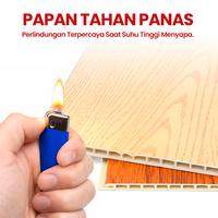 Gambar PAKET 10 PCS - Wallboard Dinding WPC Motif Kayu Panjang 300CM Lebar 40CM Ketebalan 8MM - ORWP-401 (10PCS) dari INDO WALL Kab. Tangerang 5 Tokopedia