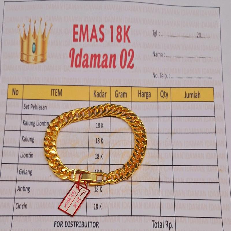 Gelang rantai Xuping WANITA Anti karat bagus di pakai sehari hari 0