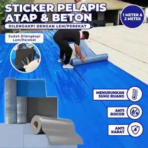 [SOUNDIFY] Pelapis Genteng Waterproof 1M & 2M Tape Lakban Anti Bocor Aluminium Foil Butyl Rubber