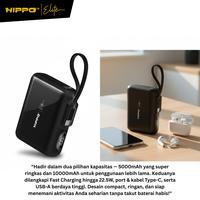 Gambar Hippo Elite Powerbank Pearl 5000mAh & 10000mAh Set PD 22,5W Output Type-C Port Input 5V-3A Output 5V-2.1A/9V-2.22A - Lcd - PB 5000mAh, Hitam dari Hippo Indonesia Kota Administrasi Jakarta Pusat 4 Tokopedia