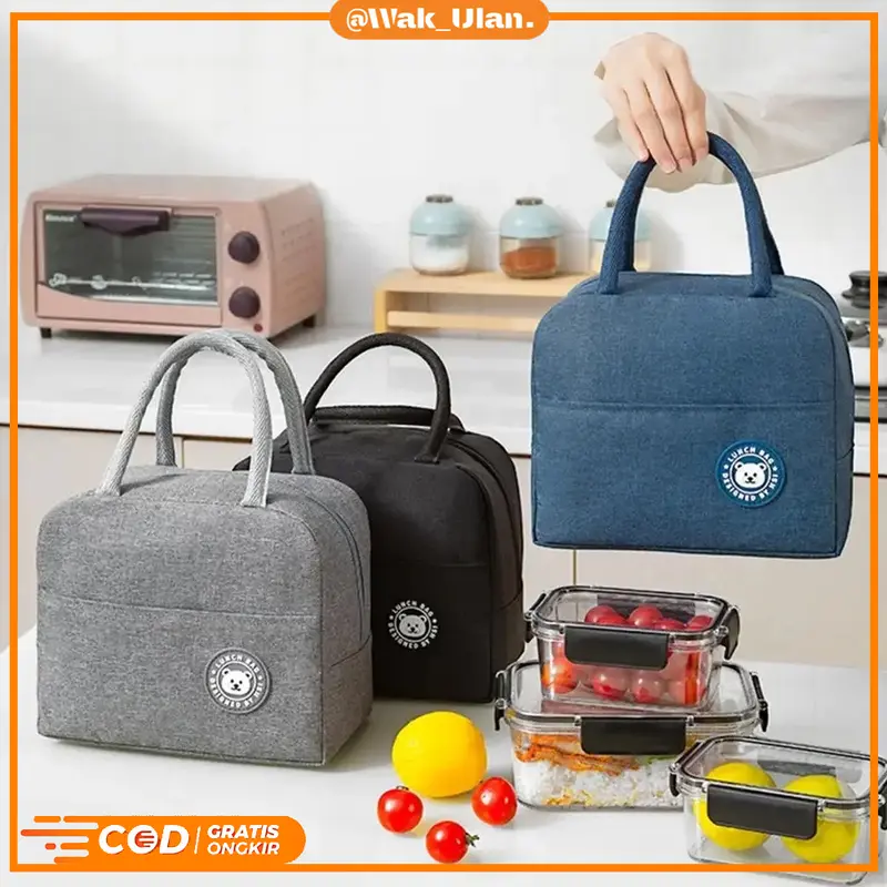 TAS TEMPAT BEKAL LUNCH BAG COOLER BRIVILAS MAKANAN ANAK TAS LUNCH BOX KARAKTER BRIVILAS MURAH 5