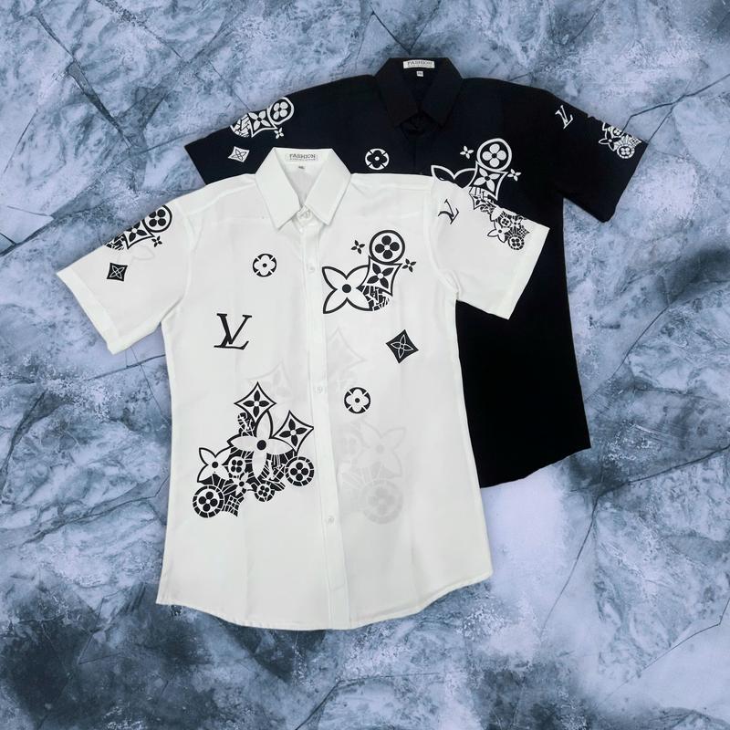 Áo Sơ Mi Nam Nữ Cộc Tay Chống Nhăn Thoáng Mát Phong Cách Hàn Quốc Form Body Ôm Sườn Mới Hottrend