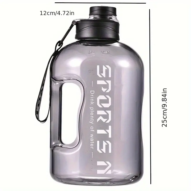 57oz Large Sports Water Bottle with Straw - BPA-Free PC, Leak-Proof & Durable | Perfect for Gym, Hiking, Camping | Great Gift for Outdoor Lovers football  water  bottle