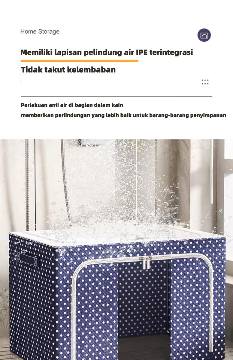 Kotak penyimpanan oxford Bedroom storage box Pakaian organizer Jumbo Tempat Penyimpanan Multifungsi mainan box storge Bedroom Garments Storage Kotak Simpanan dengan Bingkai Baja Kotak Simpanan Anti Air dan Anti Kelembaban organizer box storage Kotak penyimpanan oxford Bedroom storage box Pakaian organizer Jumbo Tempat Penyimpanan Multifungsi mainan box storge Bedroom Garments Storage Kotak Simpanan dengan Bingkai Baja Kotak Simpanan Anti Air dan Anti Kelembaban organizer box storage