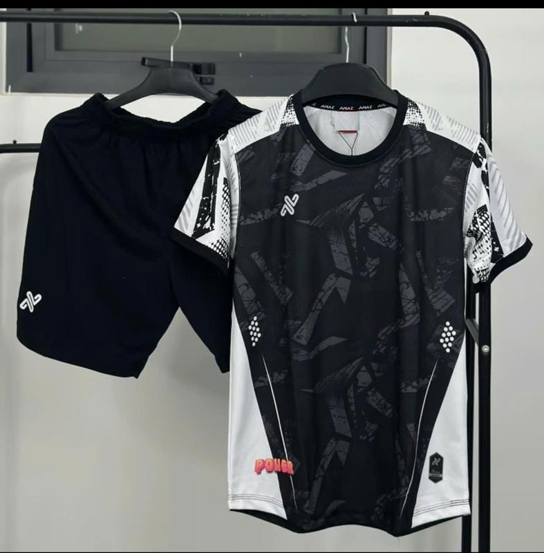 CÓ IN TÊN Áo Bóng Đá Amax ĐEN XÌ in 20KG -80KG... . Chất Thun Lạnh Mềm Mịn Thoáng Mát - Tập Thể Dục Top Sports