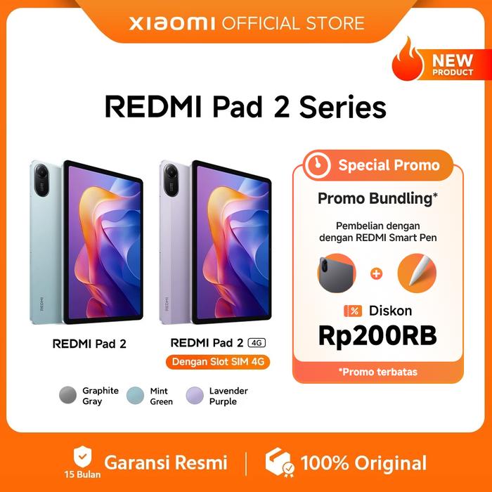 Androidタブレット本体 Redmi Pad 2 indonesia 4/128gb Redmi Pad 2: Xiaomi releases new budget Android tablet across