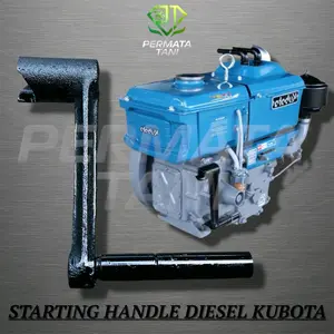 Kubota STARTING HANDLE ENGKOL DIESEL KUBOTA RD55-105 BAHAN BESI BERKUALITAS HITAM POWDER COATING HARGA MURAH KUALITAS TERJAMIN Engine Motorcycle