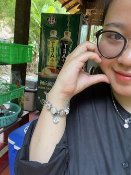 Product Review of [HÀNG BÁN CHẠY] Lắc tay charm kim tiền xanh ngọc lục bảo from ** 2