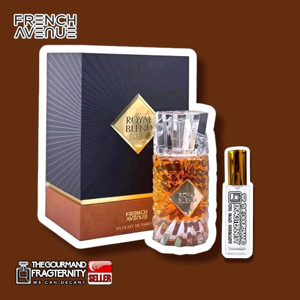FRENCH AVENUE Royal Blend Extrait de Parfum 100ml, Free Extra 10ml Decant for Travel/Work!