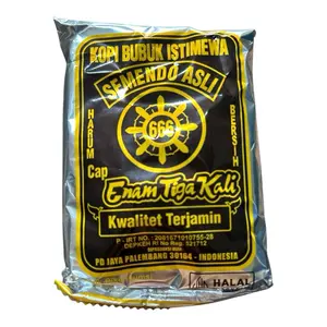 Enam Tiga Kali Kopi Semendo 666 Asli Bubuk Istimewa Harum Cap Halal Kwalitet Terjamin