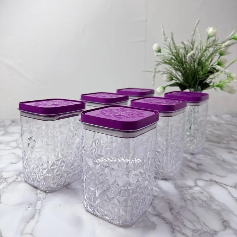 (6PCS)Toples Cantik mika Calista dengan kapasitas 1000ml & 800ml.