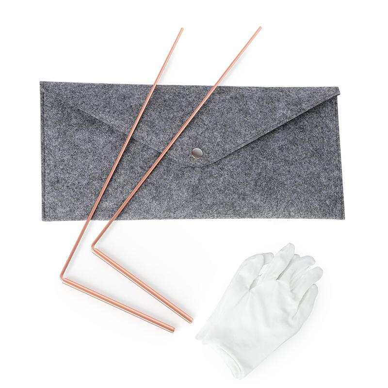 99.9% Copper Dowsing Rod Psychic And Divination Copper Pendulum Kit ...