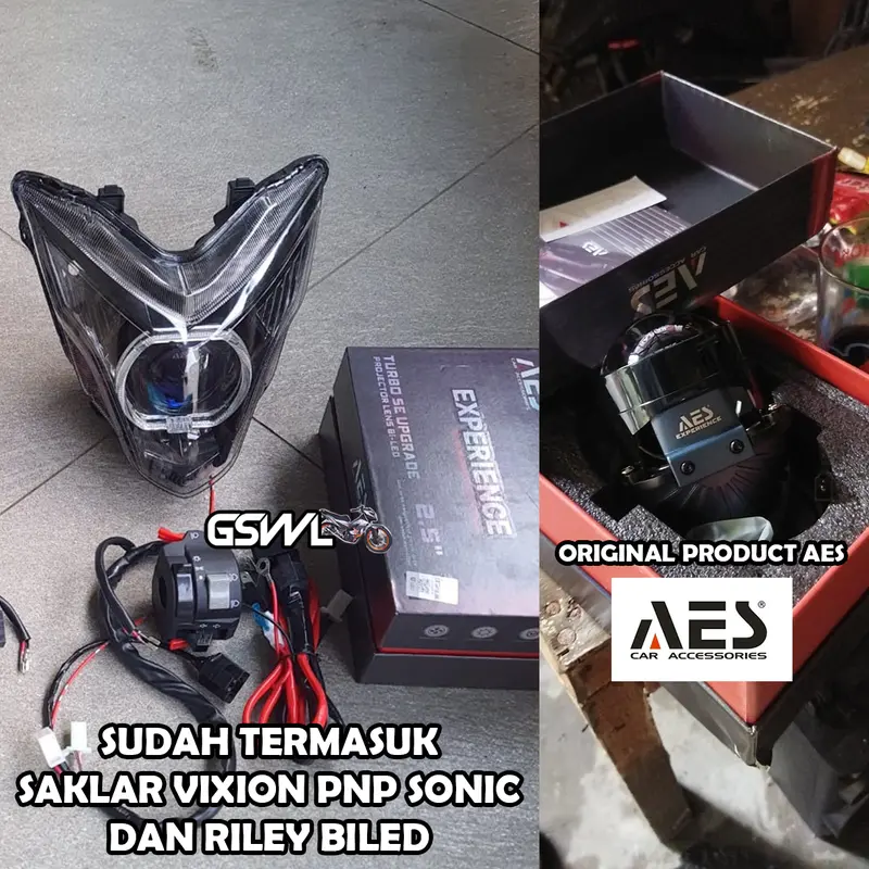 Biled Honda Sonic 150R - Tinggal Pasang! Lampu Motor 4