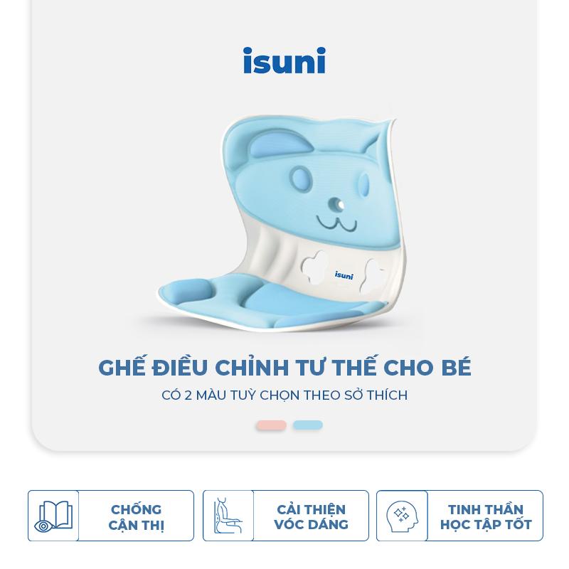 [Ghế Trẻ Em] ISUNI Ghế Chỉnh Dáng Ngồi Chính Hãng ISUNI – Chống Gù, Hỗ Trợ Tư Thế Đúng, Bảo Vệ Cột Sống Khi Học Bài Tốt Cho Sức Khỏe & Phát Triển sinh