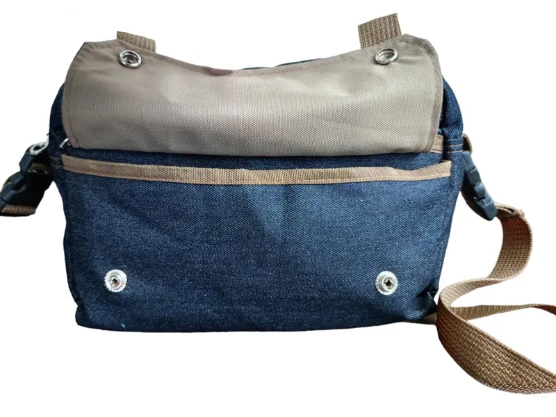 tas selempang slingbag casual cau55 termodis bahan jeans pria wanita 3