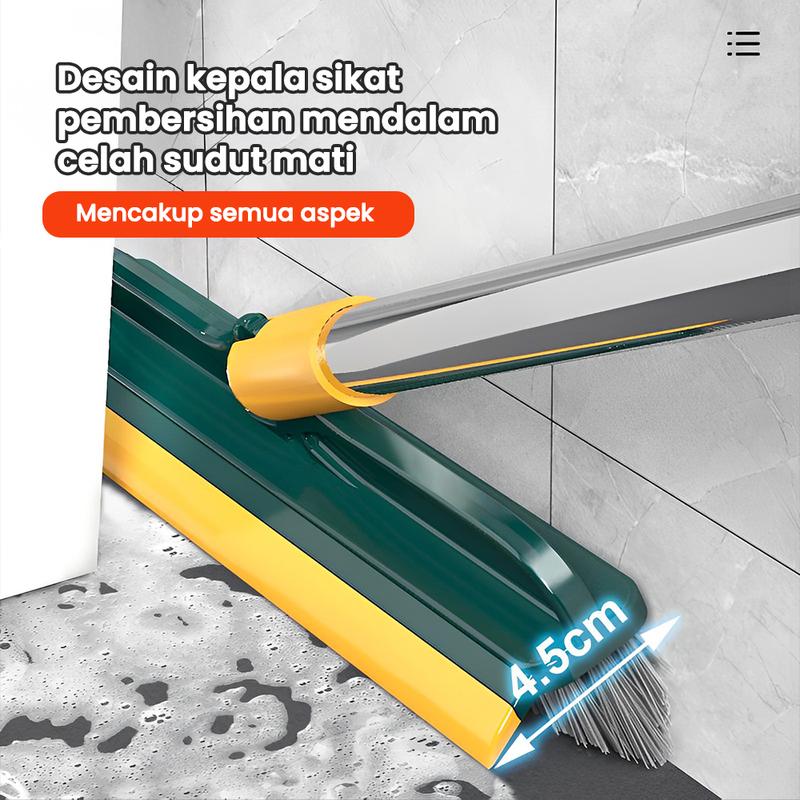 Product Introduction of Sikat lantai kamar mandi sikat pembersih kamar mandi celah ubin rumah tangga bulu keras pengikis sapu sikat celah lantai dua-dalam-satu 4