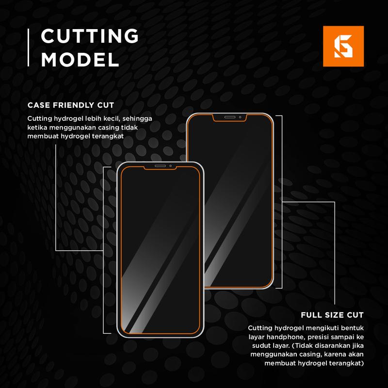 GSOL Nano Flex Screen Protector semua tipe Handphone anti gores hydrogel - BUKAN TEMPERED GLASS Buy 1 Get 1 Dapat 2 pcs anti gores Layar Smartphone Case 1