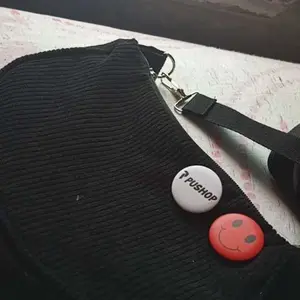 (Gratis Pin) PUSHOP Tas Selempang Corduroy Pria Wanita VIOR - Slingbag Corduroy Uniseks FREE 2 PIN BROS Sling bag Casual Terbaru