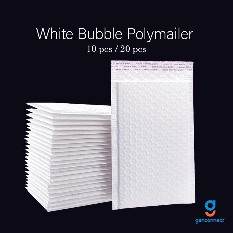 White Bubble Polymailers / Bubble Envelope / Bubble Wrap / Poly Mailer ...