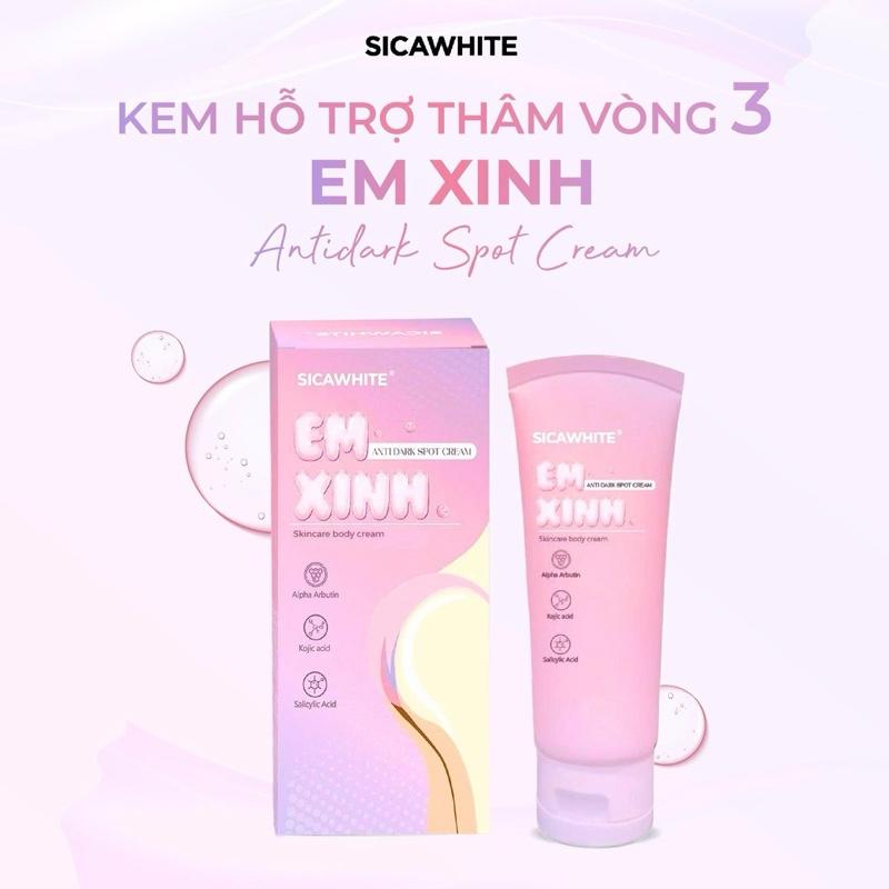 [ 01 ] Kem Dưỡng EM XINH ( 50g ) - Hổ Trợ Mờ Thâm, Sần Sùi, Làm Mềm Mịn, Cấp Ẩm, Dưỡng Trắng V3.