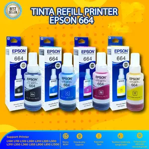 Tinta Printer 664 epson For Printer L120 L210 L220 L310 L360 (1 botol premium) - Stationery