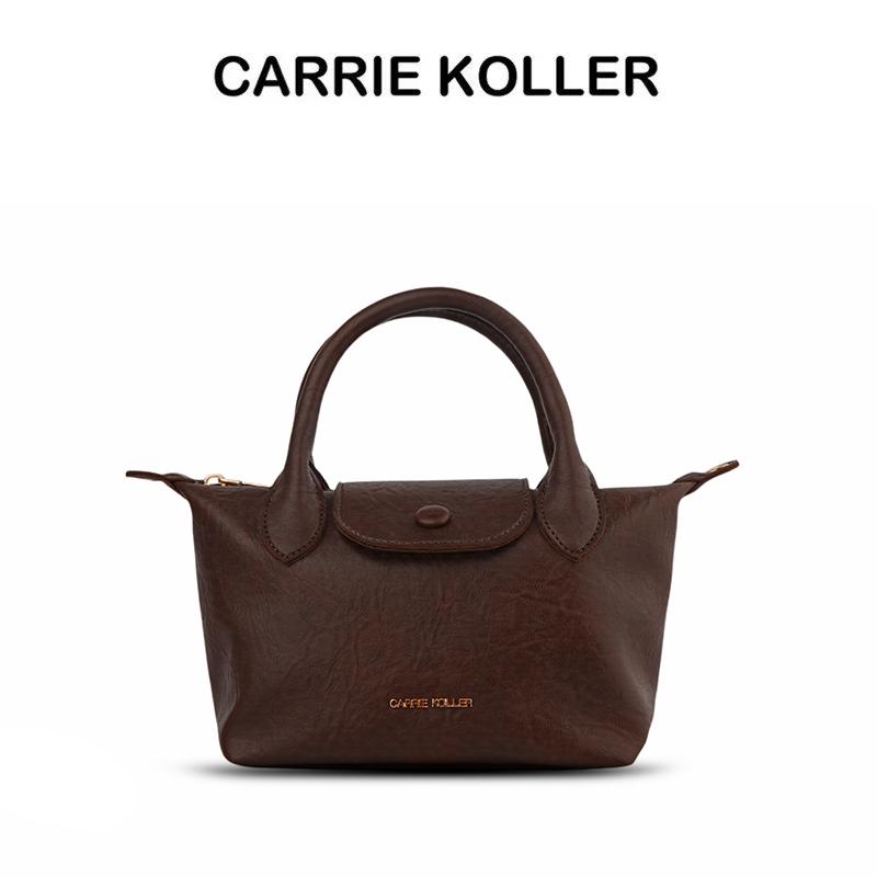 【CARRIEKOLLER】 Tas Selempang Retro Wanita Tas Bahu PU Women's Shoulder Bag