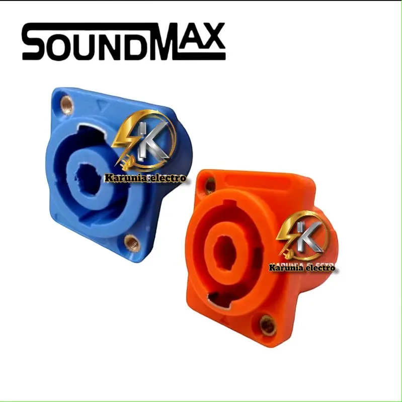 soket spikon soundmax + baut biru oren