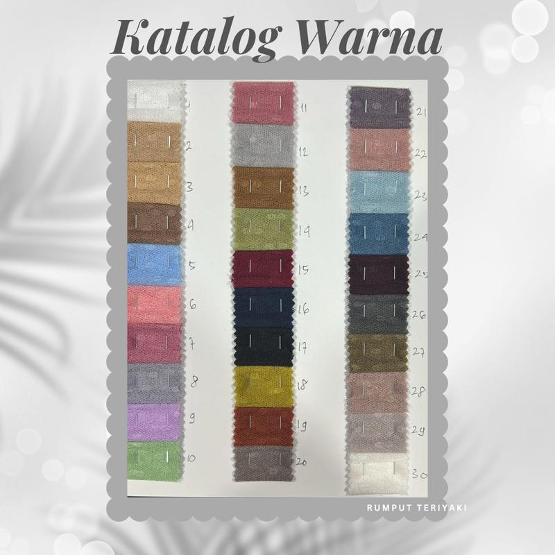 Tille Polkadot || Tulle Dot || Lembut || Premium Murah || Tile Kain Glitter 5