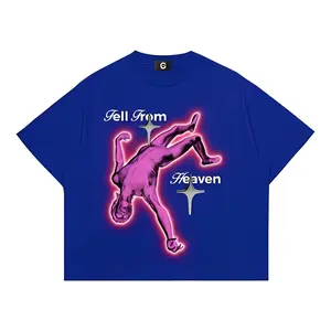 T-Shirt Blue Electric Genesis unisex untuk pria dan wanita - Fallen Angel