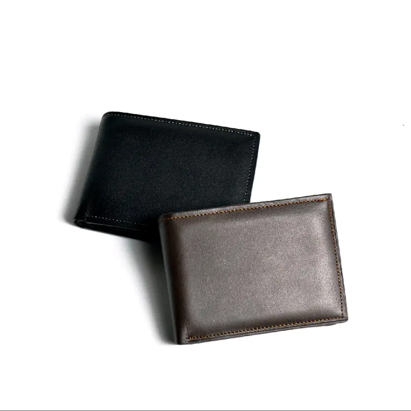 dr_leather - Dompet Lipat Pria 100% ORIGINAL Asli Kulit Dompet Kartu Uang Hitam 5