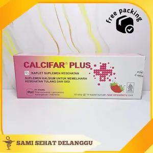 1 BOX CALCIFAR PLUS ISI 10 STRIP @10 TABLET
