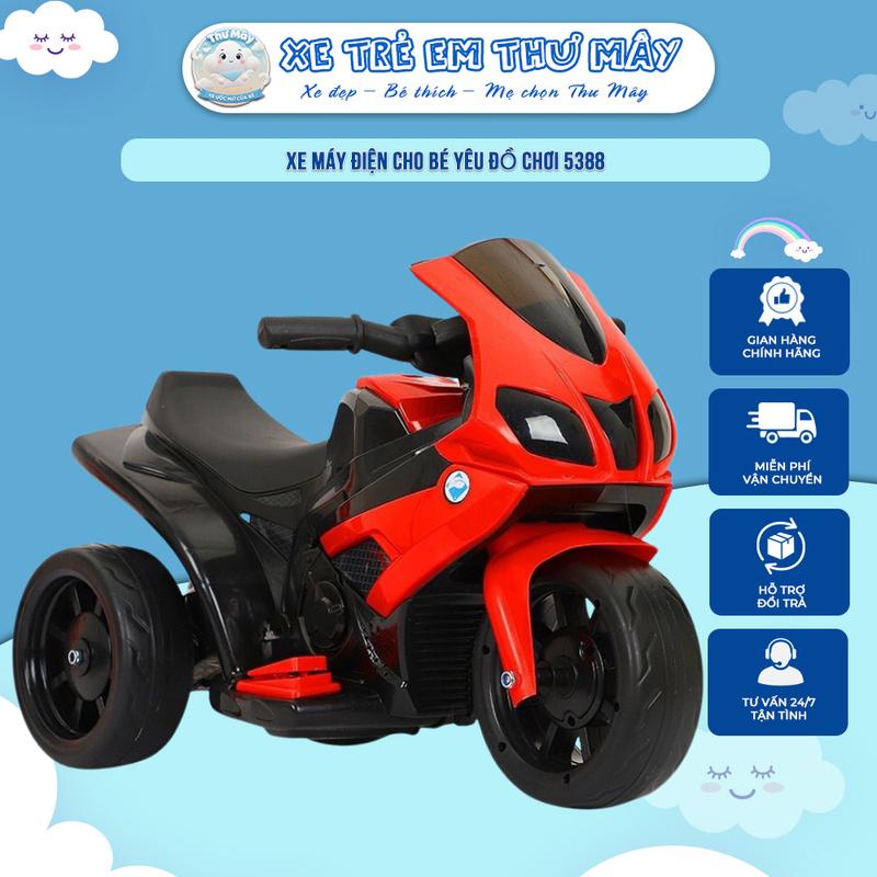 Xe máy điện 5388 E Lec Tric cho bé tải trọng 20kg Đồ Chơi