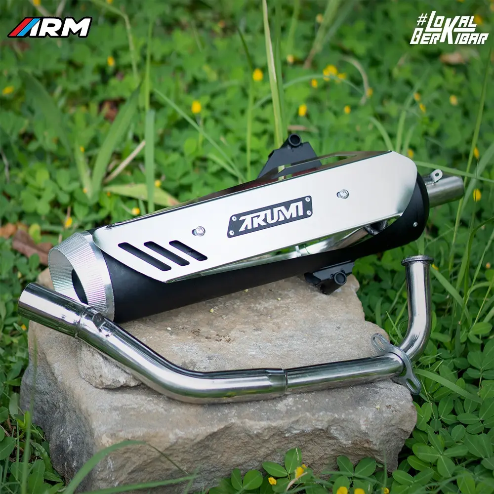 ARM ARUMI KNALPOT VARIO AEROX NMAX BEAT MIO STREET SERIES & TT RACE SERIES FULL PACKAGE