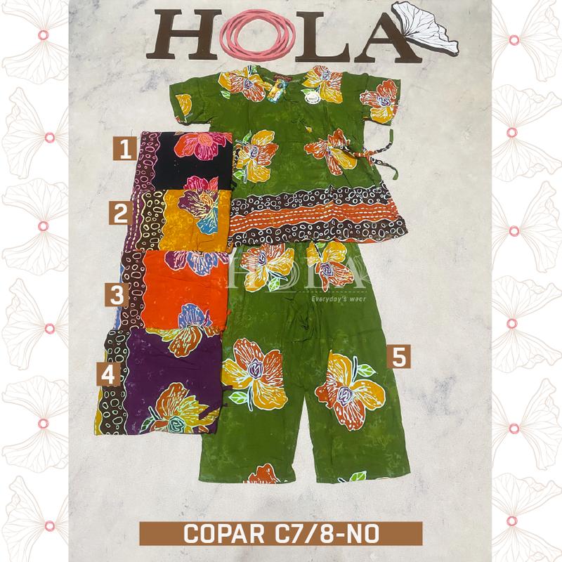 HOLA_FASH | SETELAN C7/8 CAP COPAR, SETELAN CELANA PENDEK COPAR 2