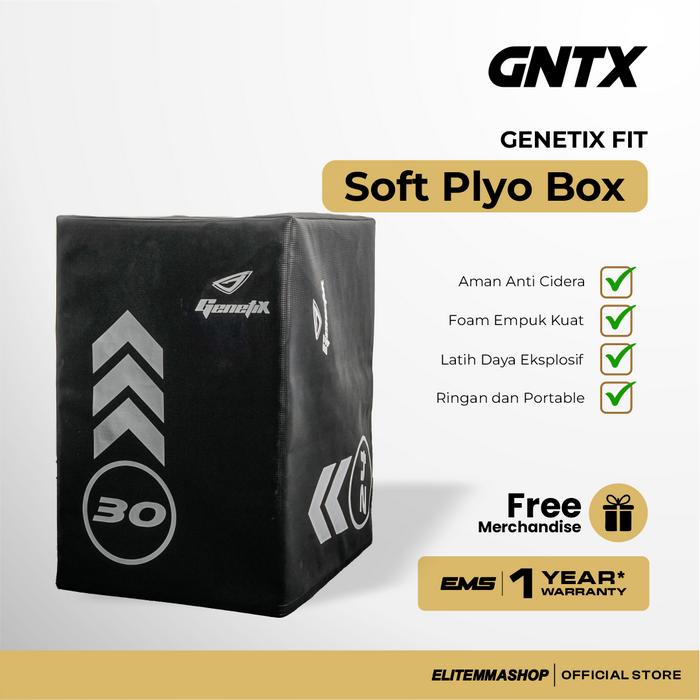 Gambar Soft Plyo Box Genetix FIT 20"x30"x24" untuk Latihan Crossfit, Busa Loncat Fitness, Alat Fitness dari ELITE MMA SHOP Kota Administrasi Jakarta Barat Tokopedia