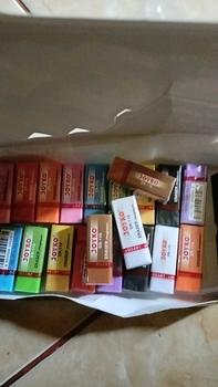 Product Review of 1 pack isi 40 pcs penghapus kecil/eraser warna warni joyko er-110 murah Stationery Pensil Hitam from i**a 0