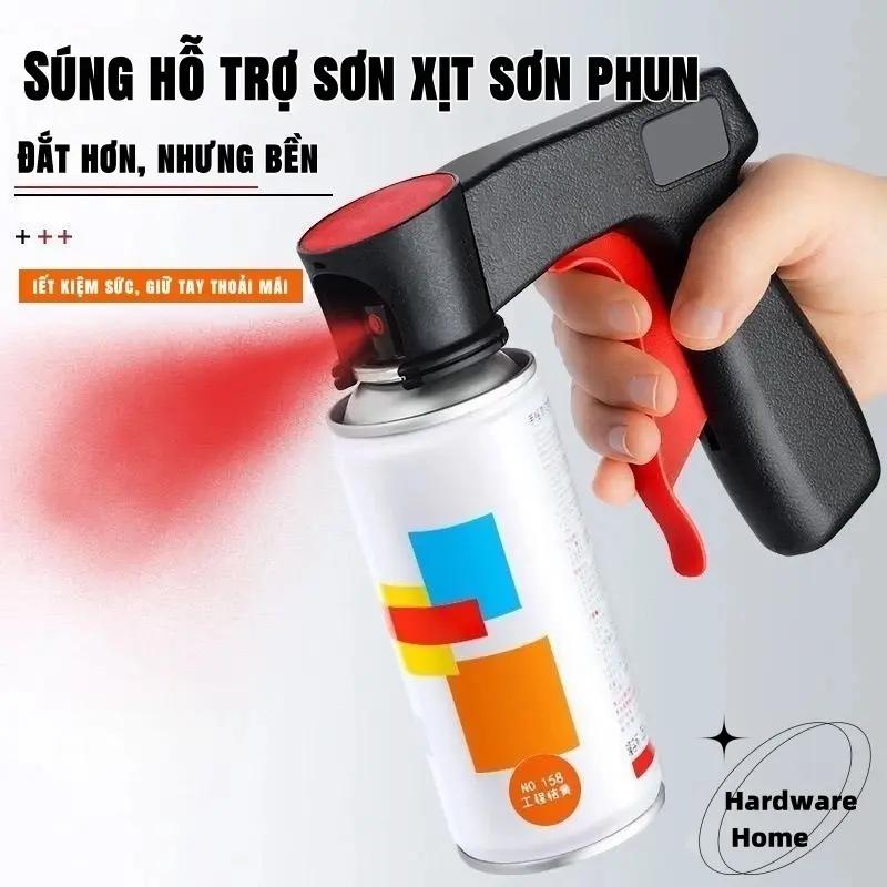 Tay Cầm Hỗ Trợ Sơn Sịt, Sơn Phun, Tay Cầm Phun Sơn kícḣ Thước Nhỏ Gọn Hỗ Trợ…