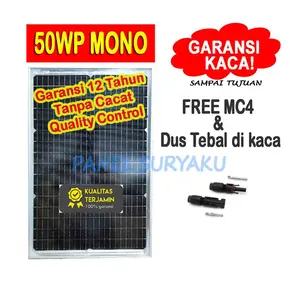 Solar Panel Surya 50wp Mono Solar Cell 50wp Mono Original
