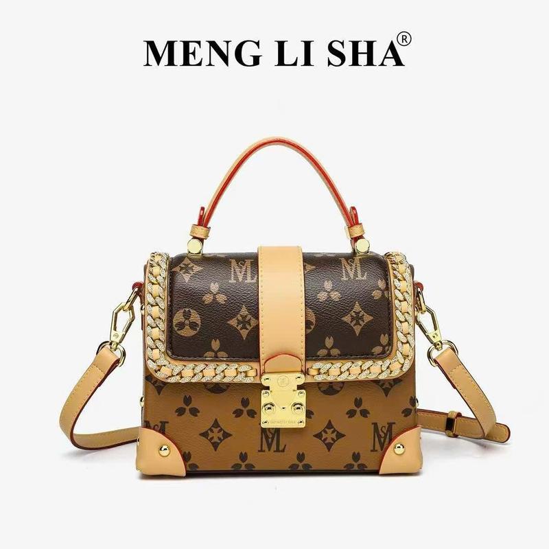6086-1 Túi xách Nữ Meng Li Sha Phiên Bản Cao Cấp BST mới 2025 Dây Đeo Chéo Túi Đeo Vai Đa Năng Đi Chơi Cafe Dạo Phố